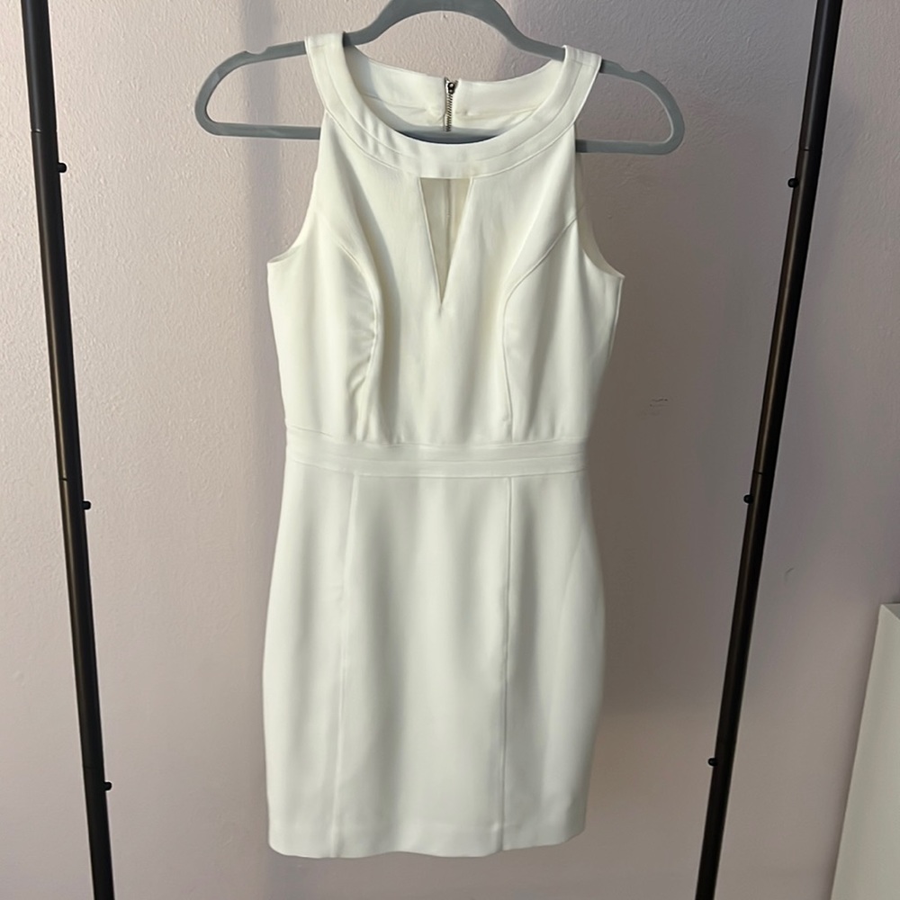 White House Black Market white cocktail dress